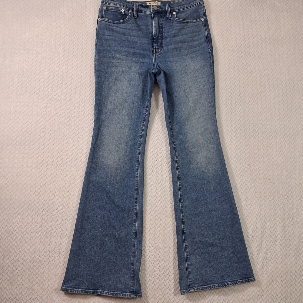 Madewell Skinny Flare Jeans Womens 29 (Waist 29") Blue.